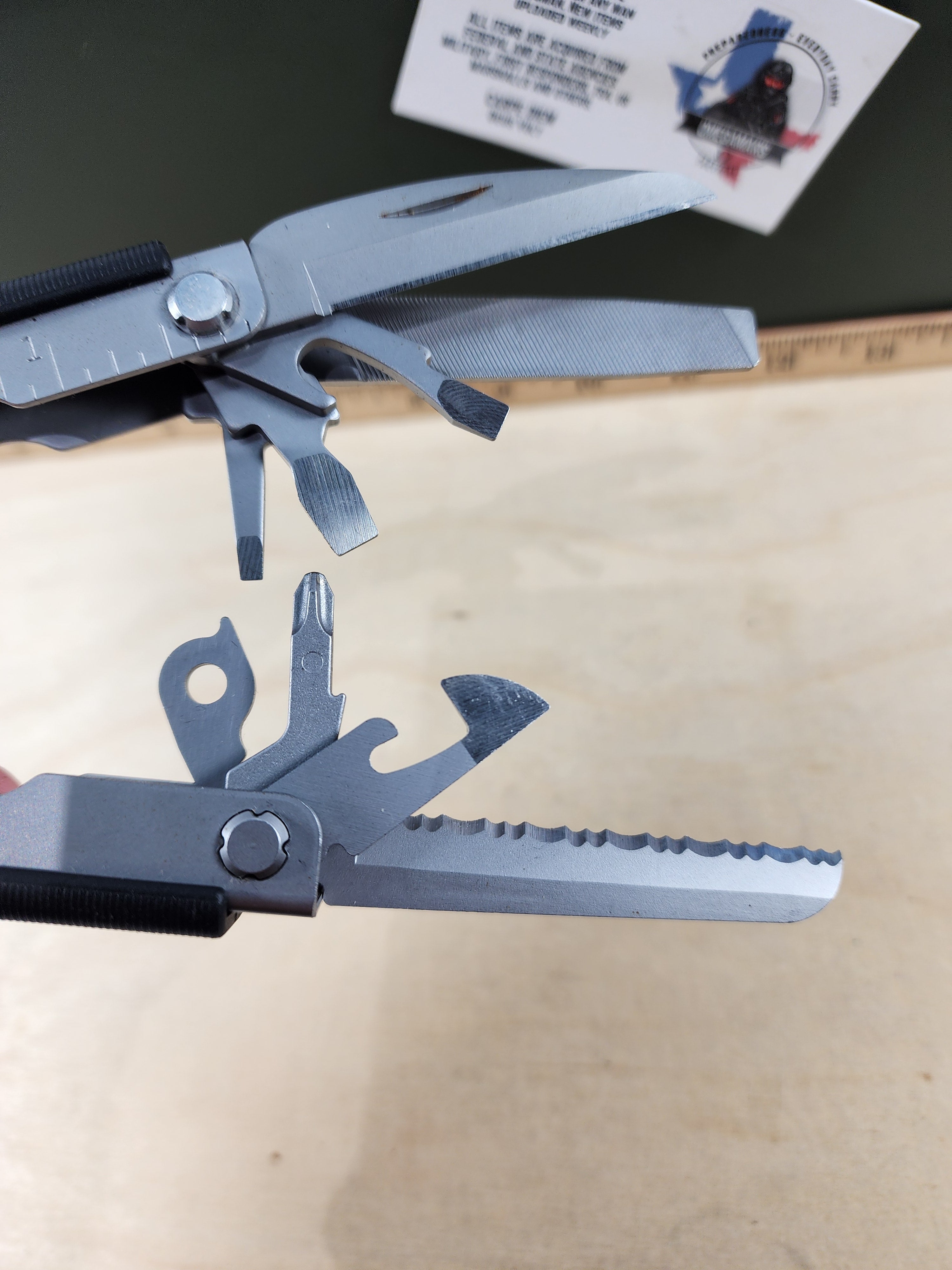 Gerber Multi-Plier 600 - Stainless/Black Carbide Cutters (MSRP $124.95)