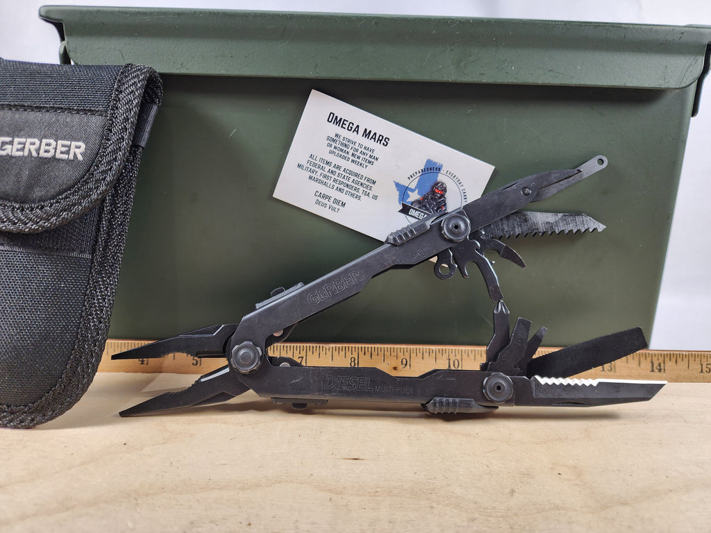 Gerber Diesel Multi-Plier Multi-Tool Black/Stainless (MSRP 129.95)