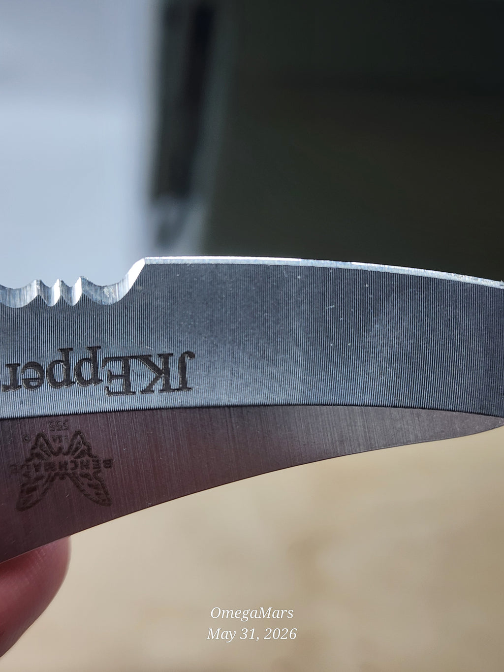 BENCHMADE 555 - 154CM - Mini Griptilain - Light Usage/Dirty - #25Gr