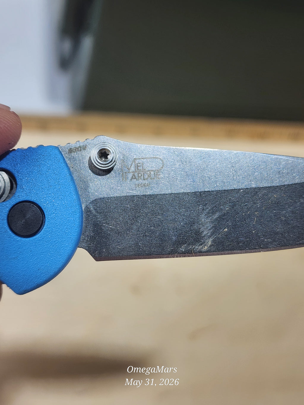 BENCHMADE 556 - S30V - Mini Griptilain - Light Usage/Dirty - #26Gr