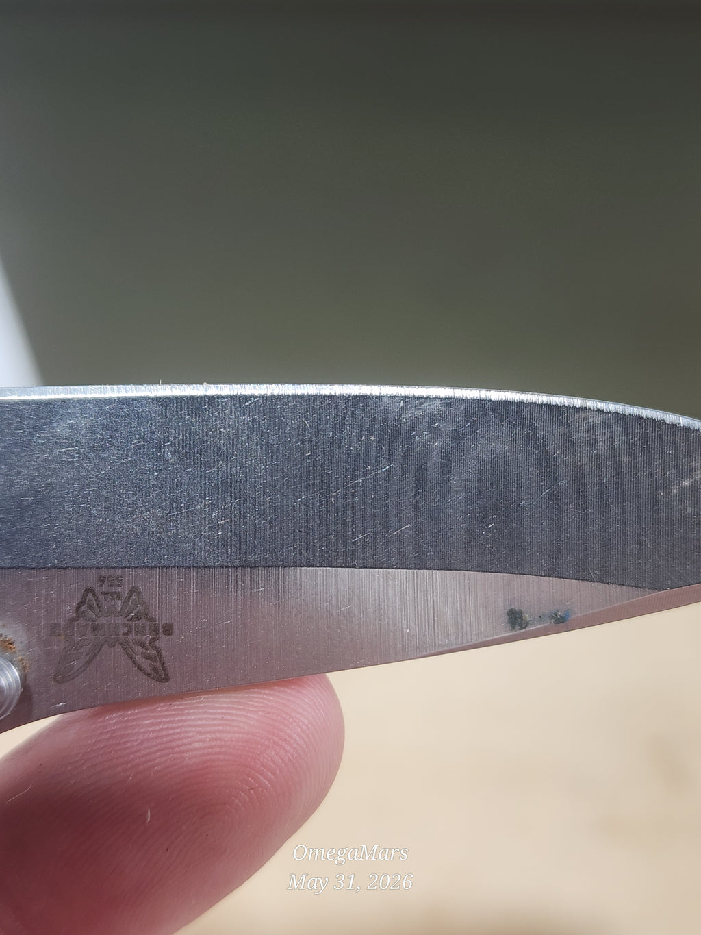 BENCHMADE 556 Mini Griptilian - Light Usage - S30V steel #26Gr