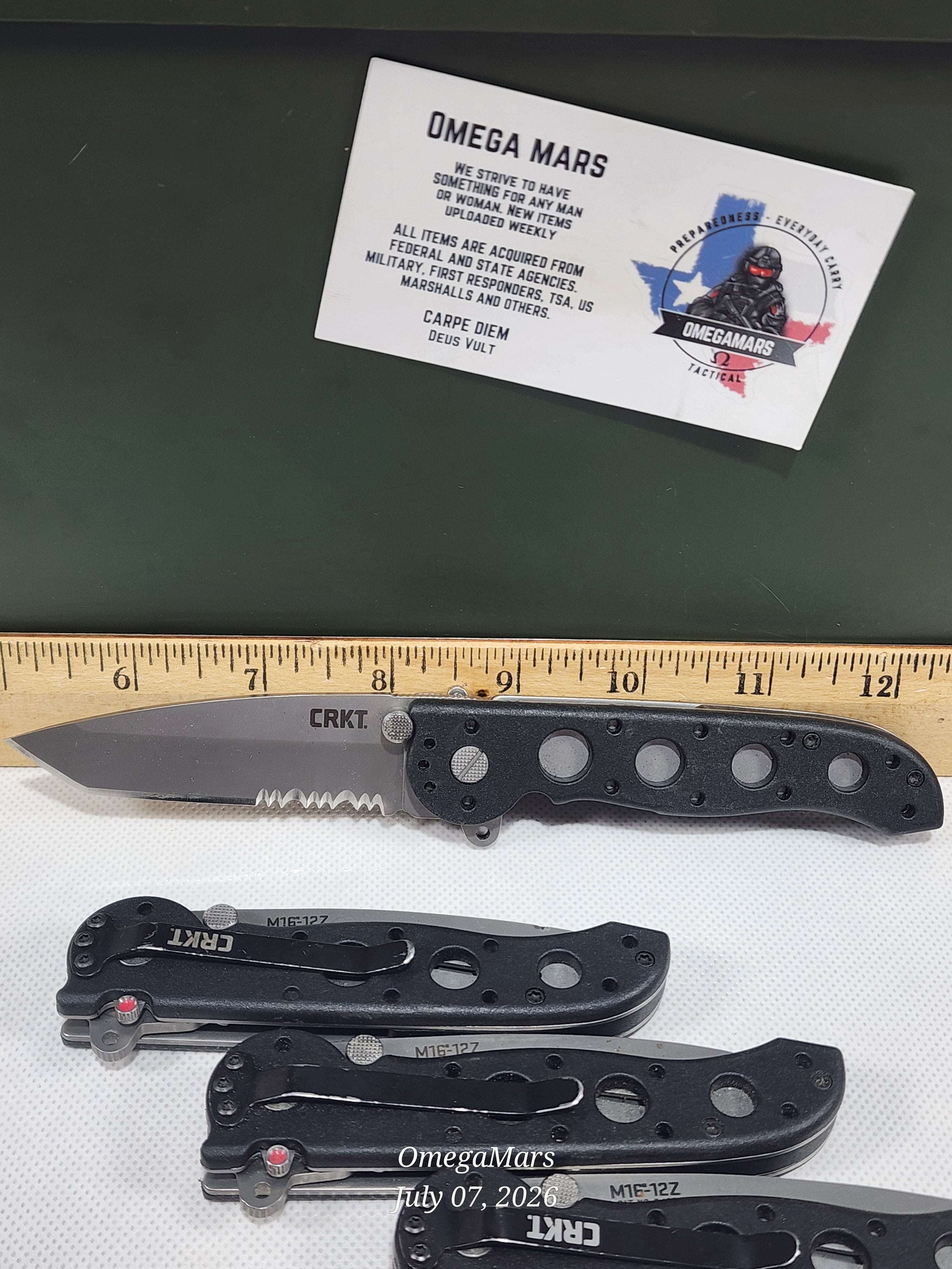 CRKT M16-12Z - LIGHT USAGE