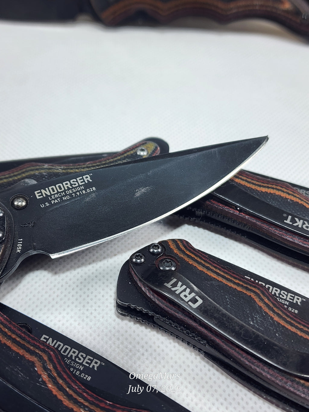 CRKT Endorser 1105K- LIGHT USAGE