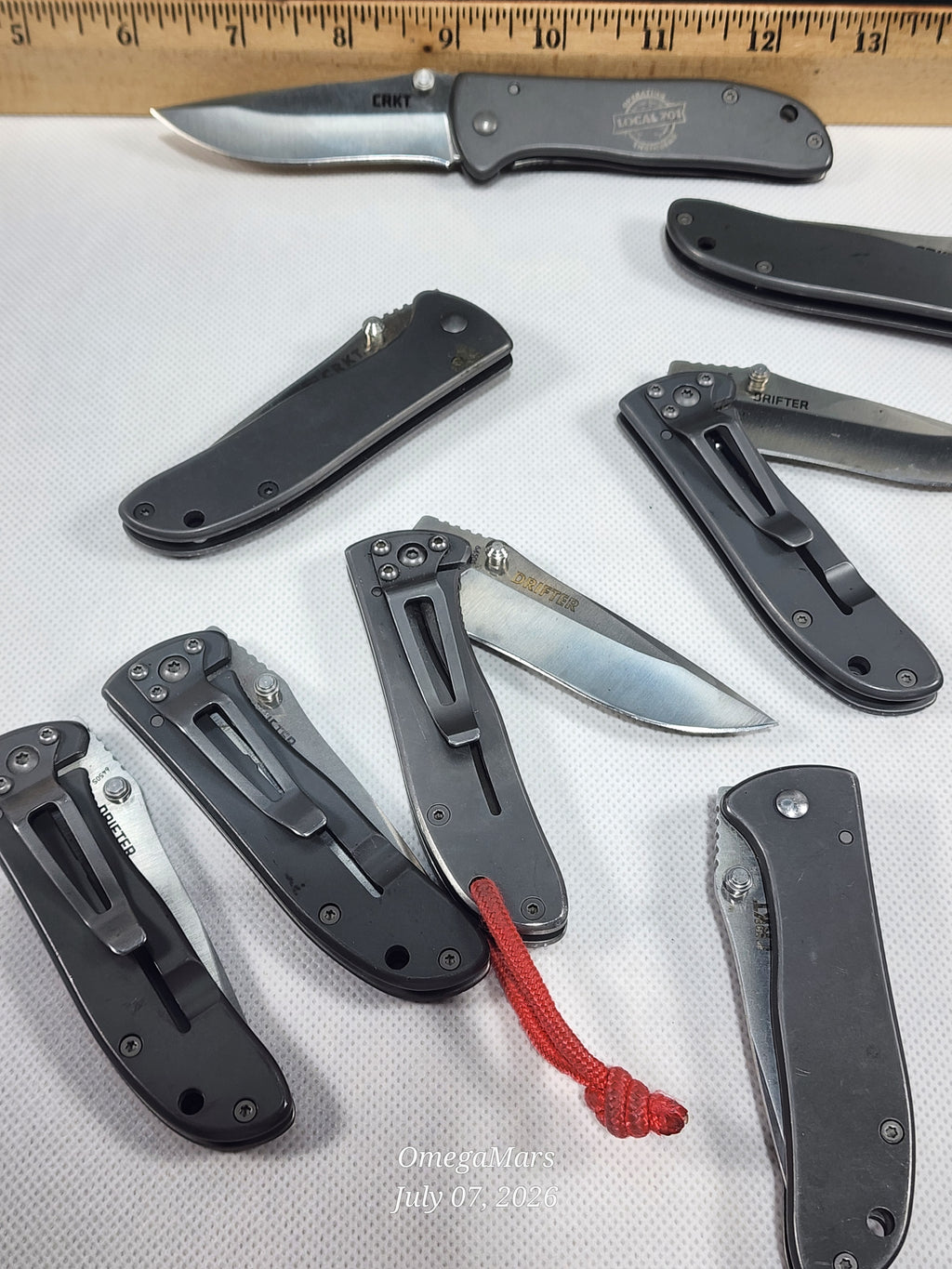 CRKT Drifter 6450K - 6450S- LIGHT USAGE - Liner lock / Frame Lock