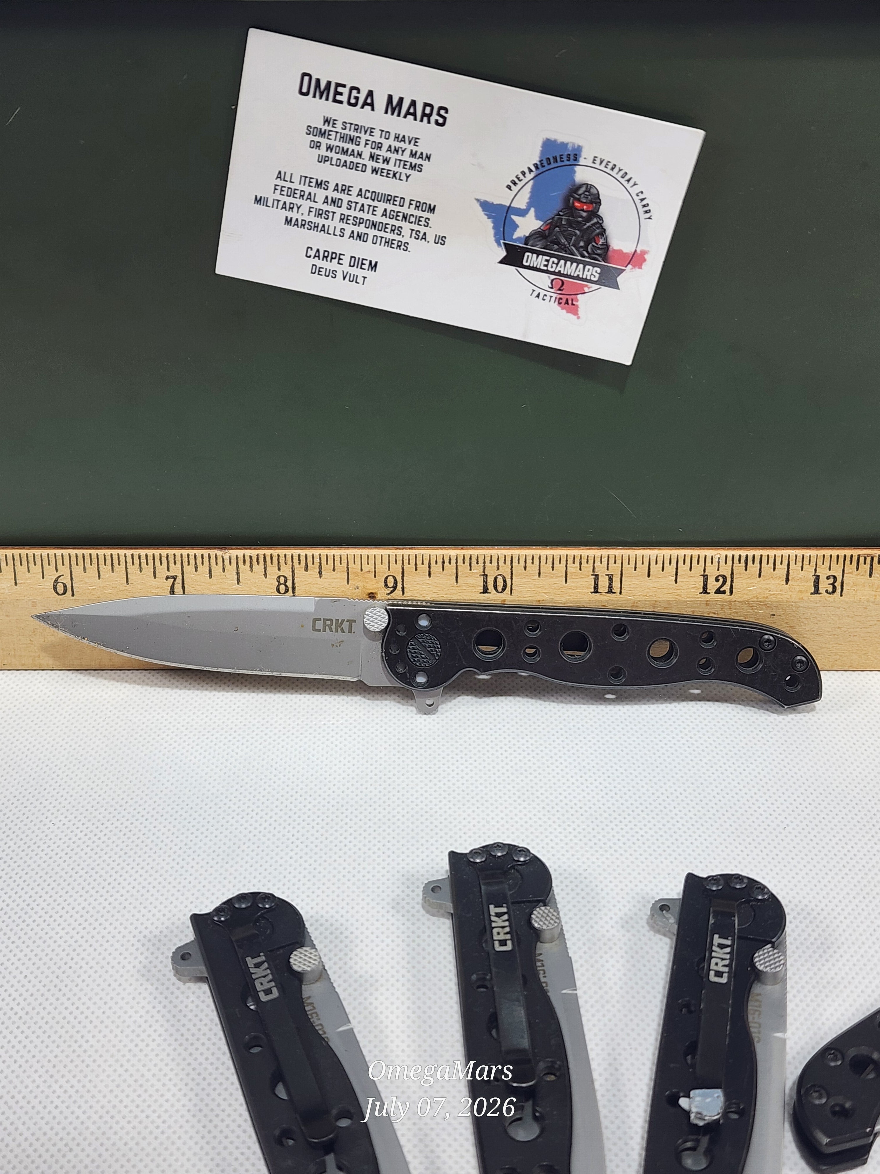 CRKT M16-01S Spear Point - Light Usage