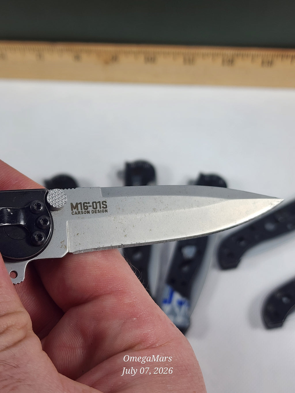 CRKT M16-01S Spear Point - Light Usage