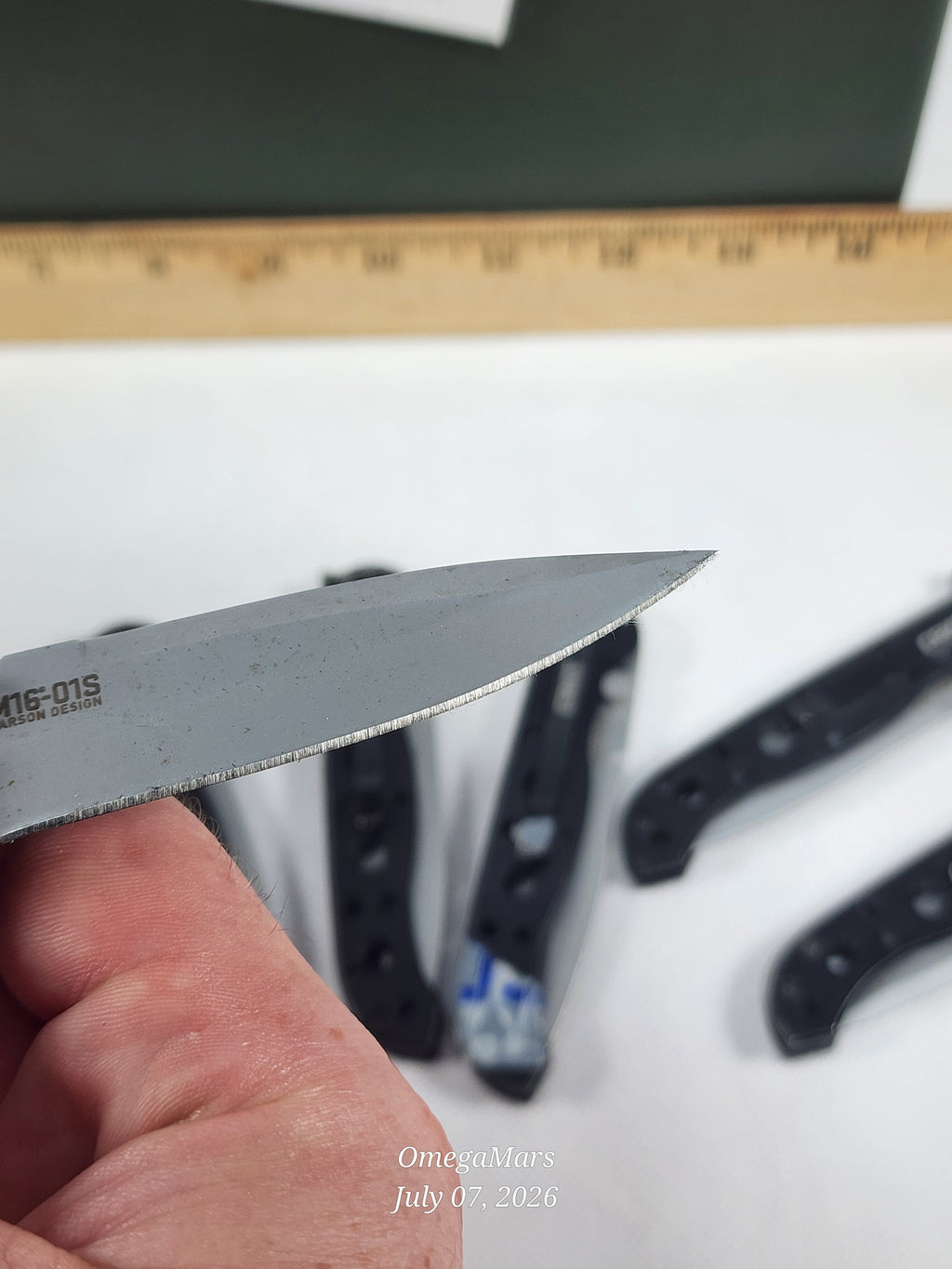 CRKT M16-01S Spear Point - Light Usage