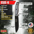 ESEE Model 6 Plain Edge - ES6PB  - BRAND NEW