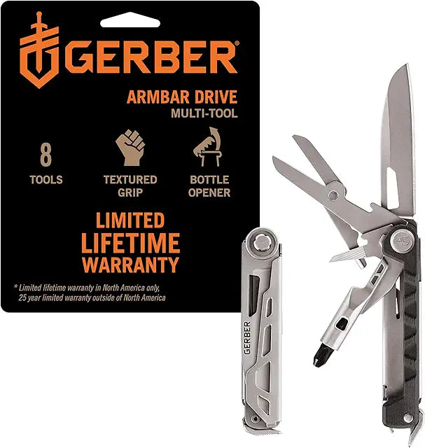 GERBER Armbar Drive EDC Pocket Knife Multitool - Light Usage