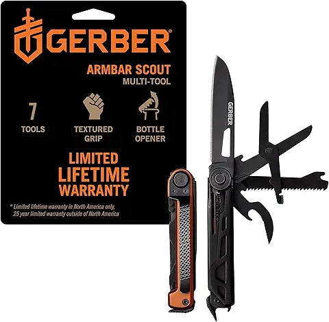 GERBER Armbar Scout EDC Pocket Knife Multitool - Light Usage