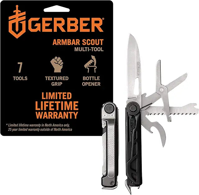 GERBER Armbar Scout EDC Pocket Knife Multitool - Light Usage