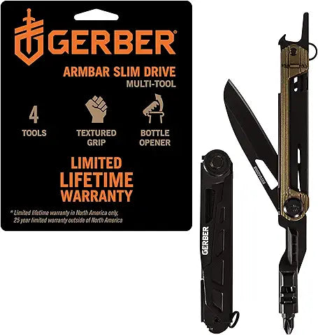 GERBER Armbar Slim Drive EDC Pocket Knife Multitool - Light Usage