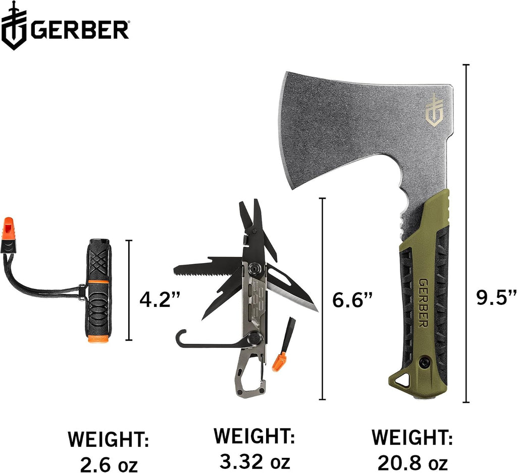 Gerber Camp setup Kit - Hatchet - Stakeout - Fire Starter