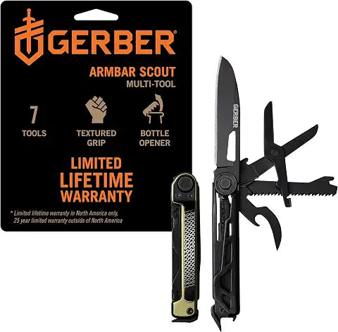 GERBER Armbar Scout EDC Pocket Knife Multitool - Light Usage