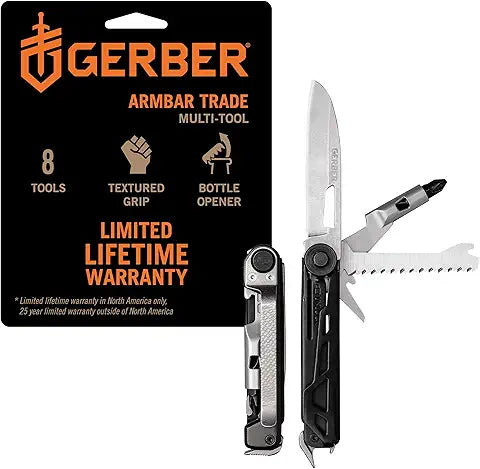 GERBER Armbar Trade EDC Pocket Knife Multitool - Light Usage