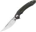 Bestech Knives - Irida Linerlock CF/G10 Green - CLOSEOUT
