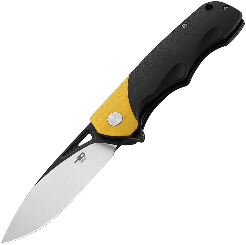 Bestech Knives - Airstream Linerlock Yellow - CLOSEOUT