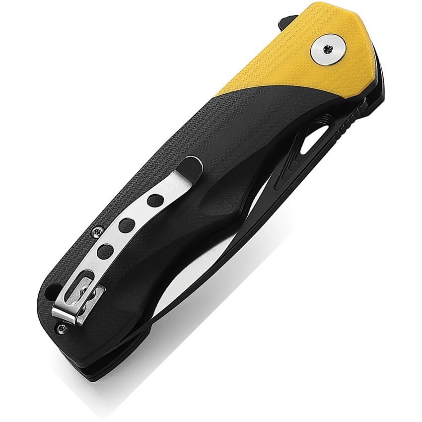 Bestech Knives - Airstream Linerlock Yellow - CLOSEOUT