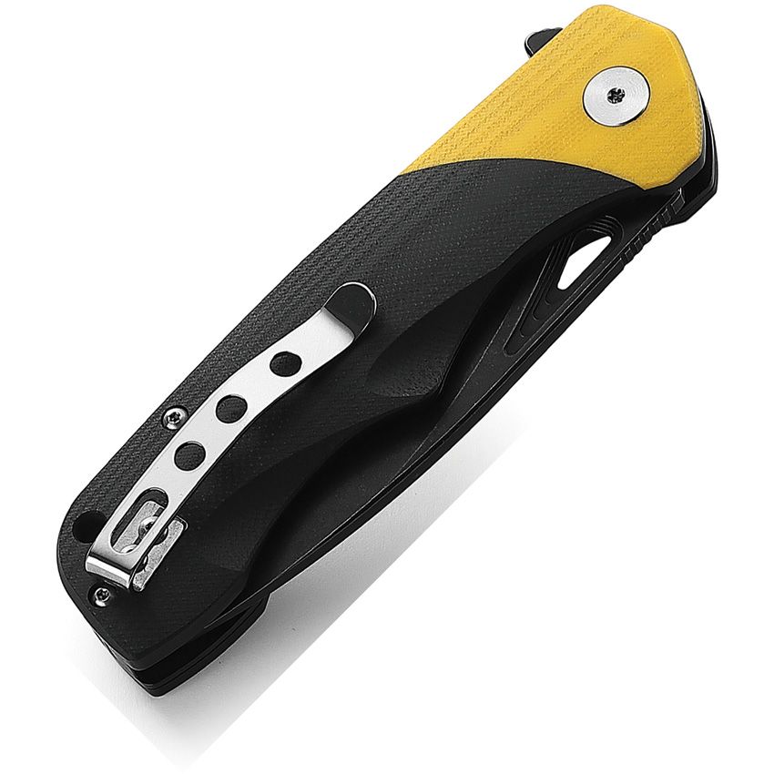 Bestech Knives - Airstream Linerlock Yellow - CLOSEOUT