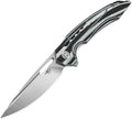 Bestech Knives - Ornetta Linerlock Black/White - CLOSEOUT