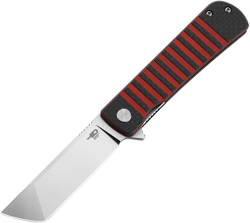 Bestech Knives - Titan Linerlock Black/Red - CLOSEOUT