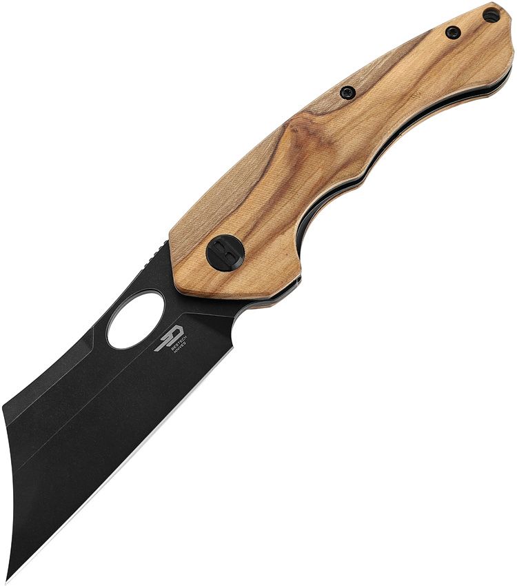 Bestech Knives - Skirmish Linerlock Olivewood - CLOSEOUT