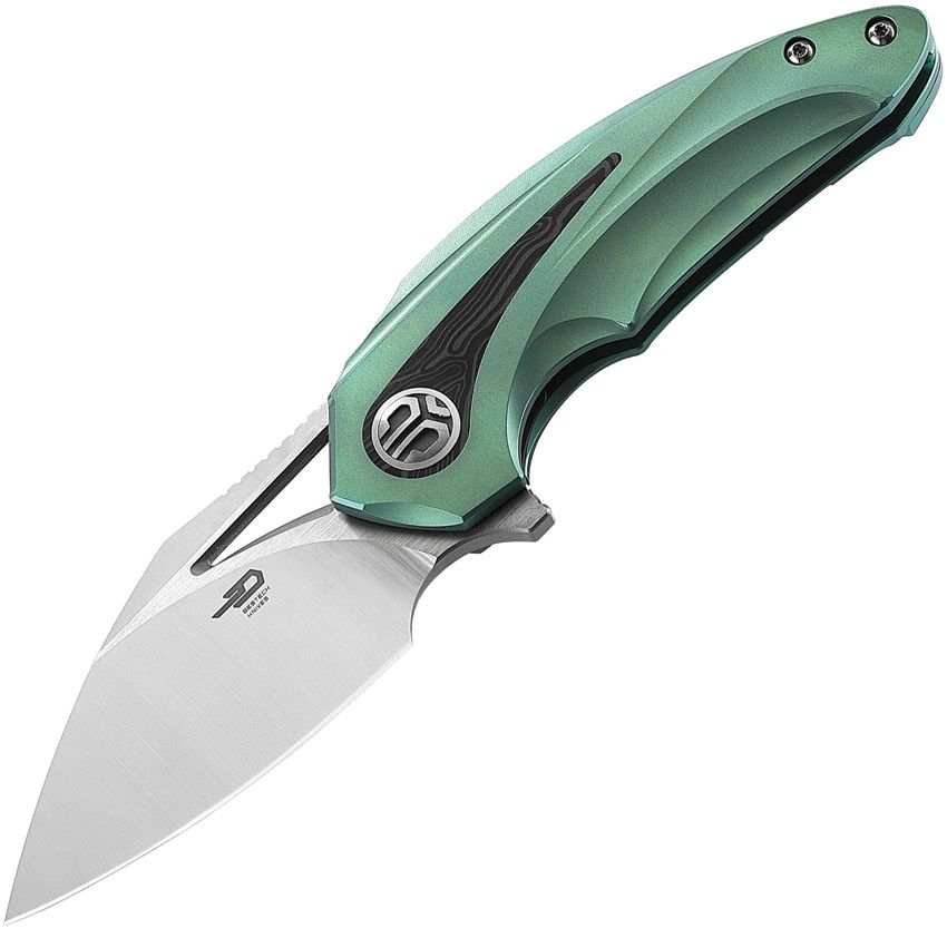Bestech Knives - Nuke Framelock Green - CLOSEOUT