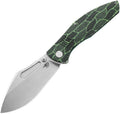 Bestech Knives - Lockness Framelock Black/Green - CLOSEOUT
