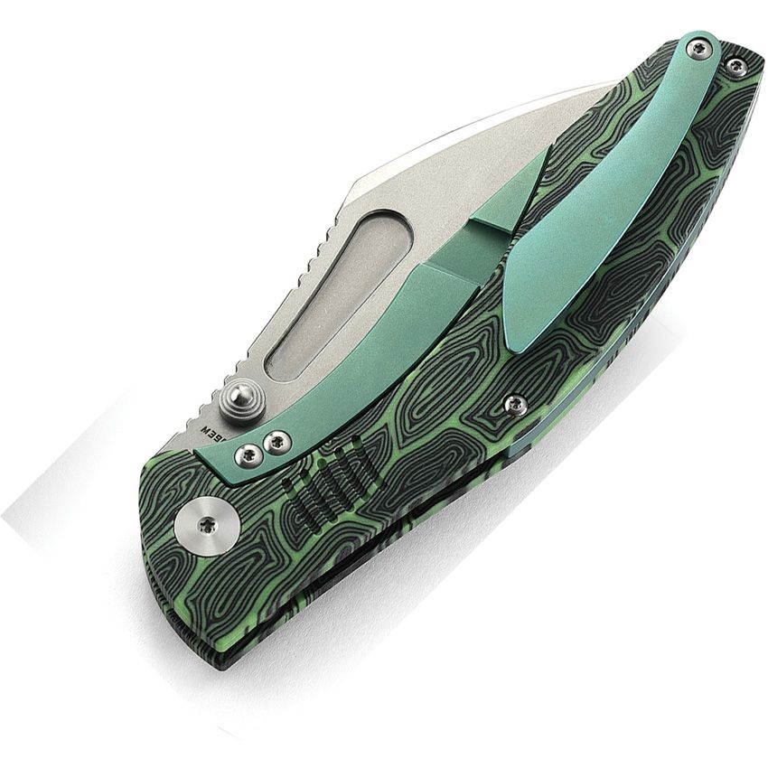 Bestech Knives - Lockness Framelock Black/Green - CLOSEOUT