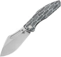 Bestech Knives - Lockness Framelock Black/White - CLOSEOUT