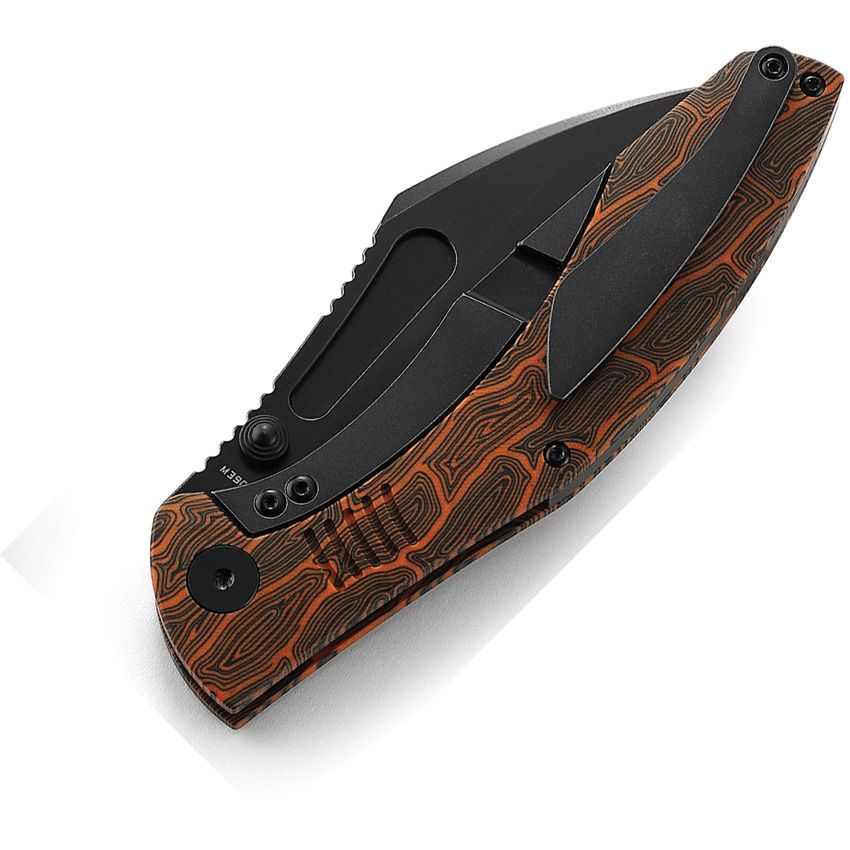 Bestech Knives - Lockness Framelock Black/Org - CLOSEOUT