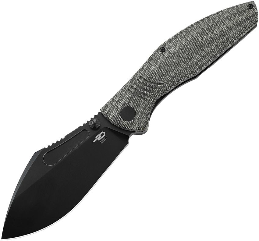 Bestech Knives - Lockness Framelock Black Micarta - CLOSEOUT