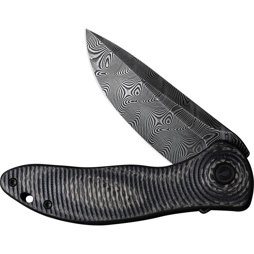 CIVIVI - Synergy3 Linerlock CF - Damascus