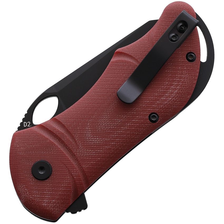 CMB MADE KNIVES - Hippo Linerlock D2 Red - CLOSE OUT