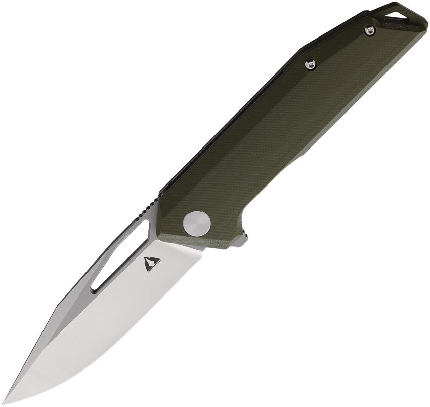 CMB MADE KNIVES - Lurker Linerlock Green G10 D2 Steel - CLOSE OUT