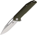 CMB MADE KNIVES - Lurker Linerlock Green G10 D2 Steel - CLOSE OUT