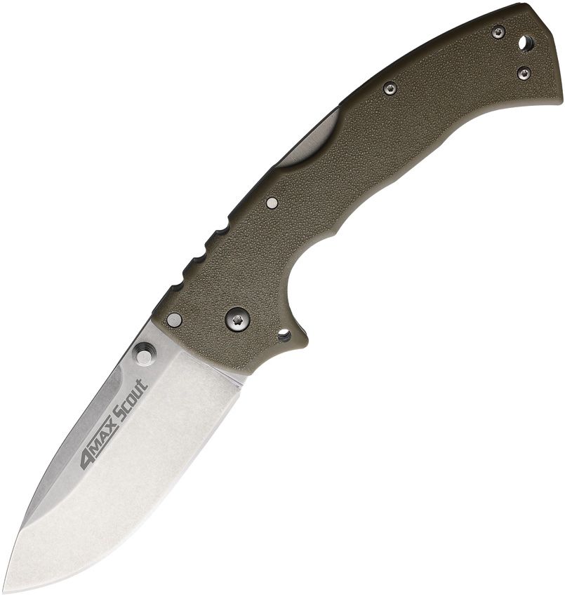 Cold Steel - 4-Max Scout Lockback Dark Earth Stonewash - AUS-10A
