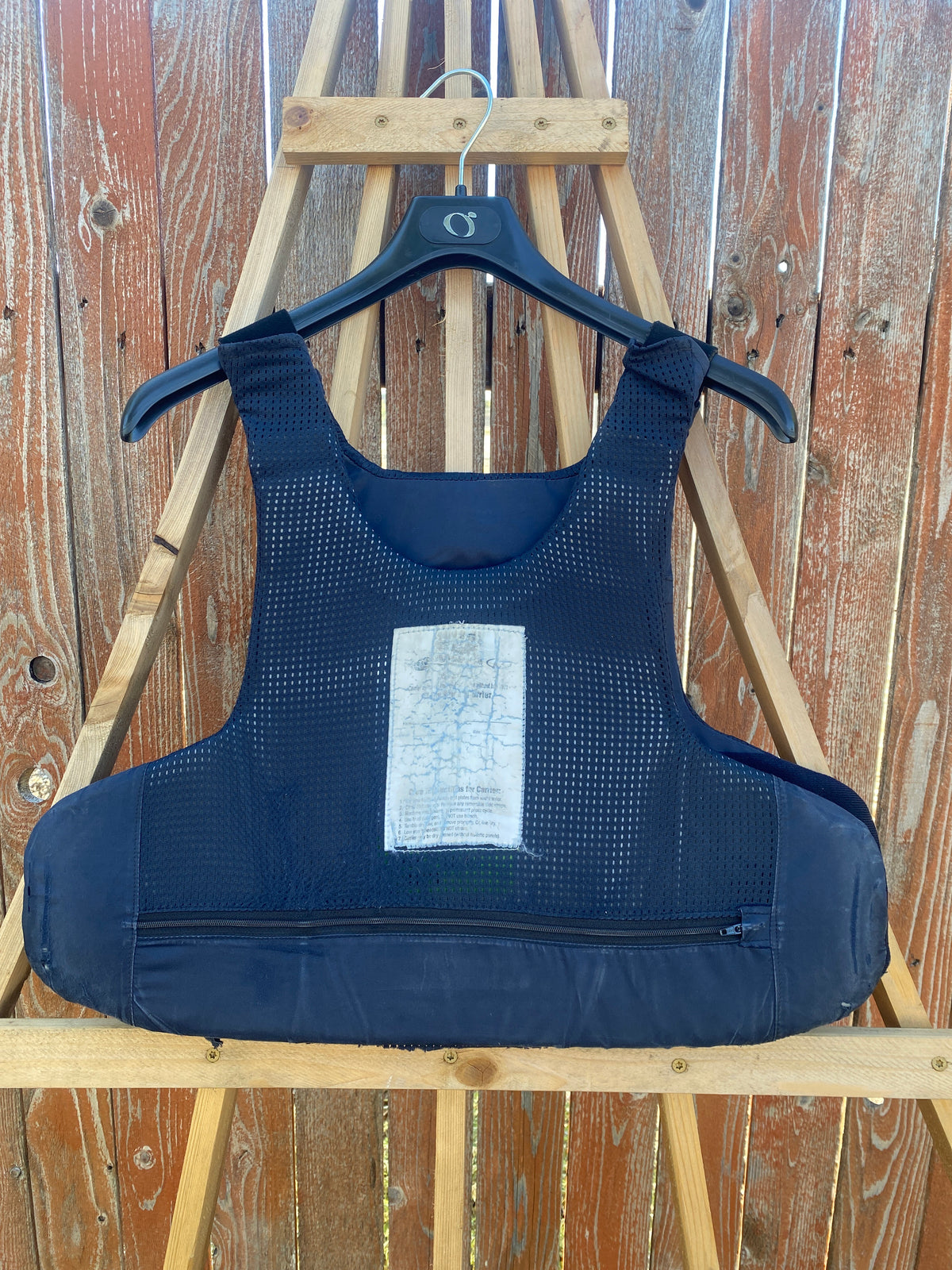 Point Blank Concealable Body Armor PACA #BBA8. Size 48 S1 Color Navy. Moderate usage.