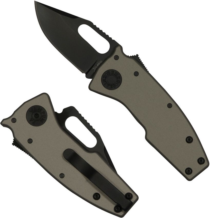 DEMKO - Nano Shark lock Stealth Gray - CPM-20CV