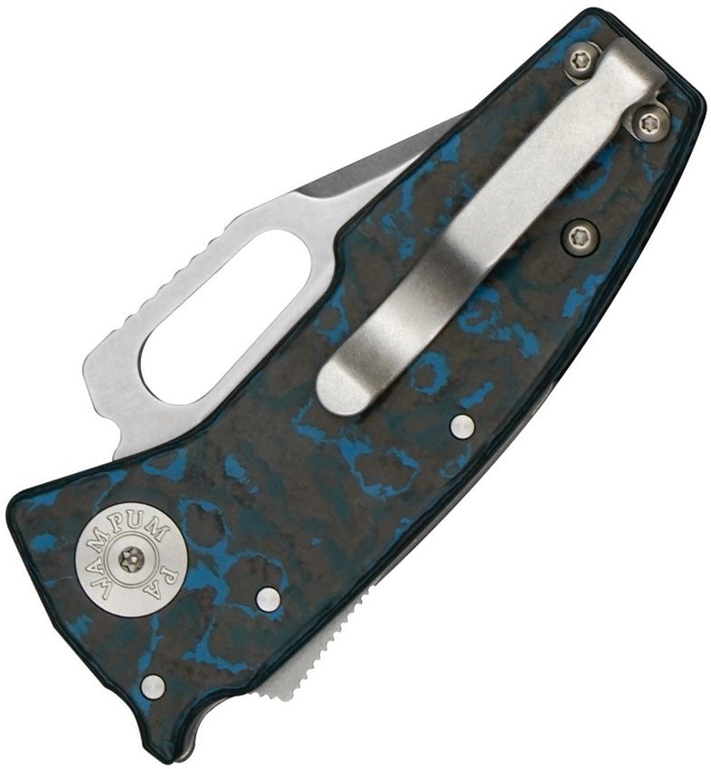 DEMKO - Nano Shark Lock Fat Carbon Fiber Clip - Arctic Storm - CPM-20CV