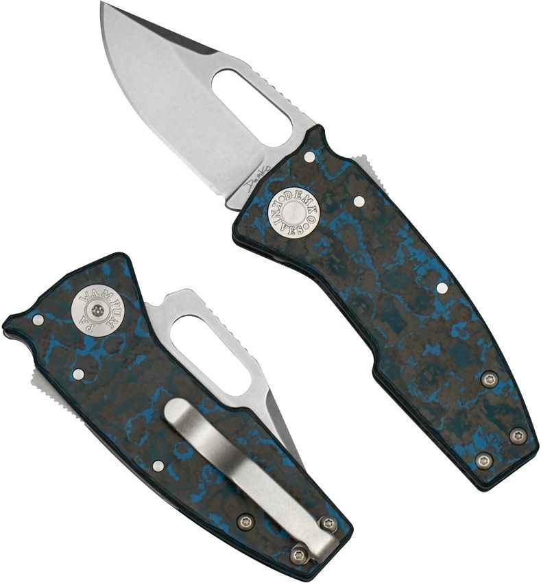 DEMKO - Nano Shark Lock Fat Carbon Fiber Clip - Arctic Storm - CPM-20CV