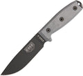 ESEE Model 4 Stainless Plain - ES4PMBB - Brand New