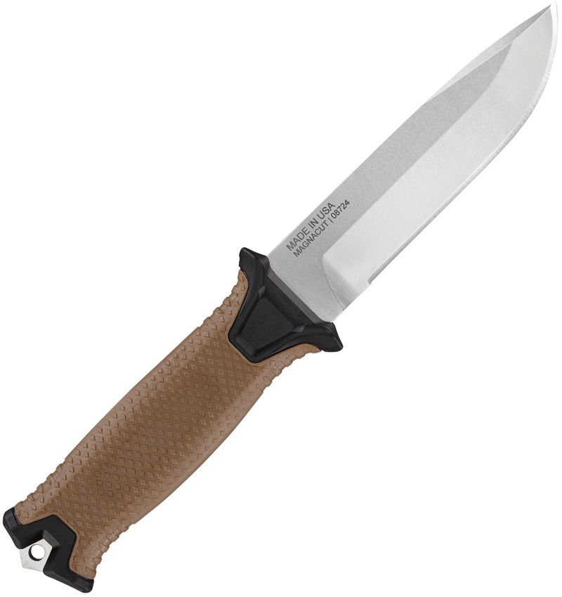 Gerber Strongarm Fixed Blade - Black - Coyote - PE Green - Serrated/Plain
