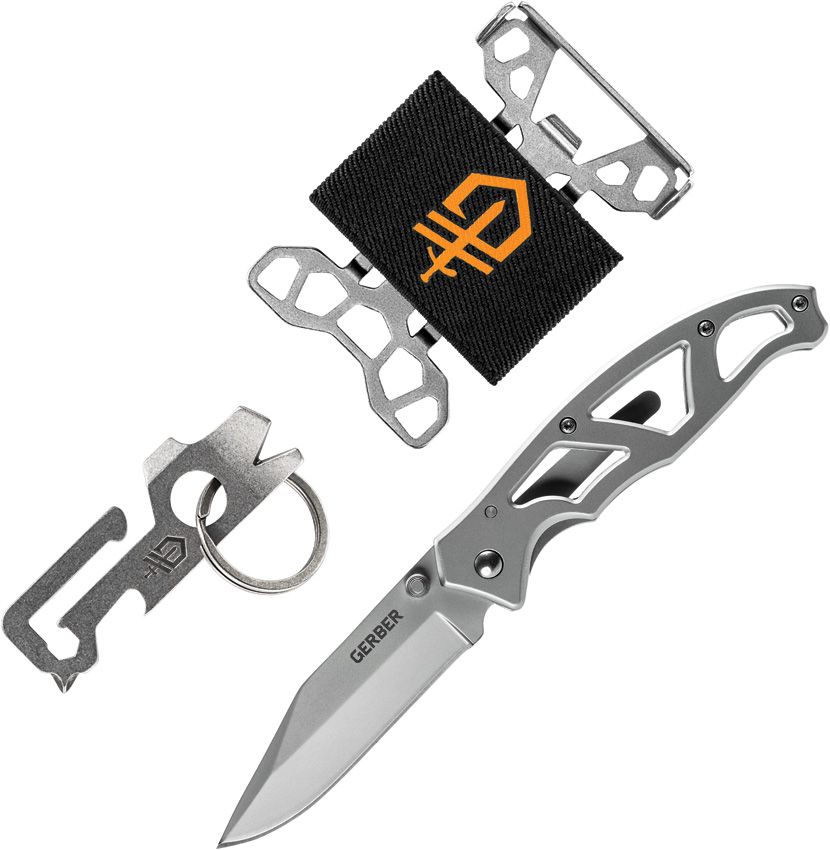 Gerber Paraframe Combo - Barbill Wallet - Mullet Keychain