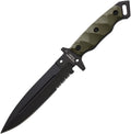 HALFBREED BLADES - Medium Infantry Knife BLK ODG - CLOSE OUT