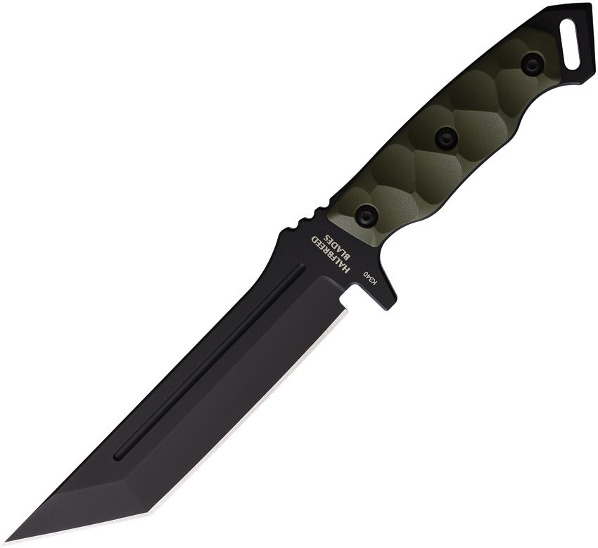 HALFBREED BLADES - Medium Infantry Knife Blk OD - CLOSE OUT