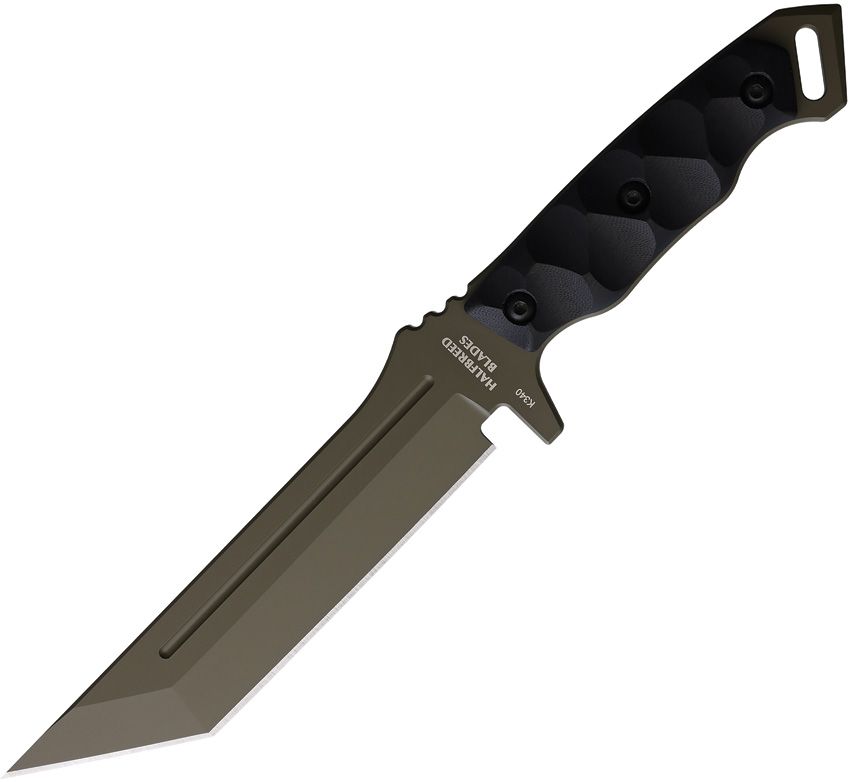 HALFBREED BLADES - Medium Infantry Knife OD BLK - CLOSE OUT