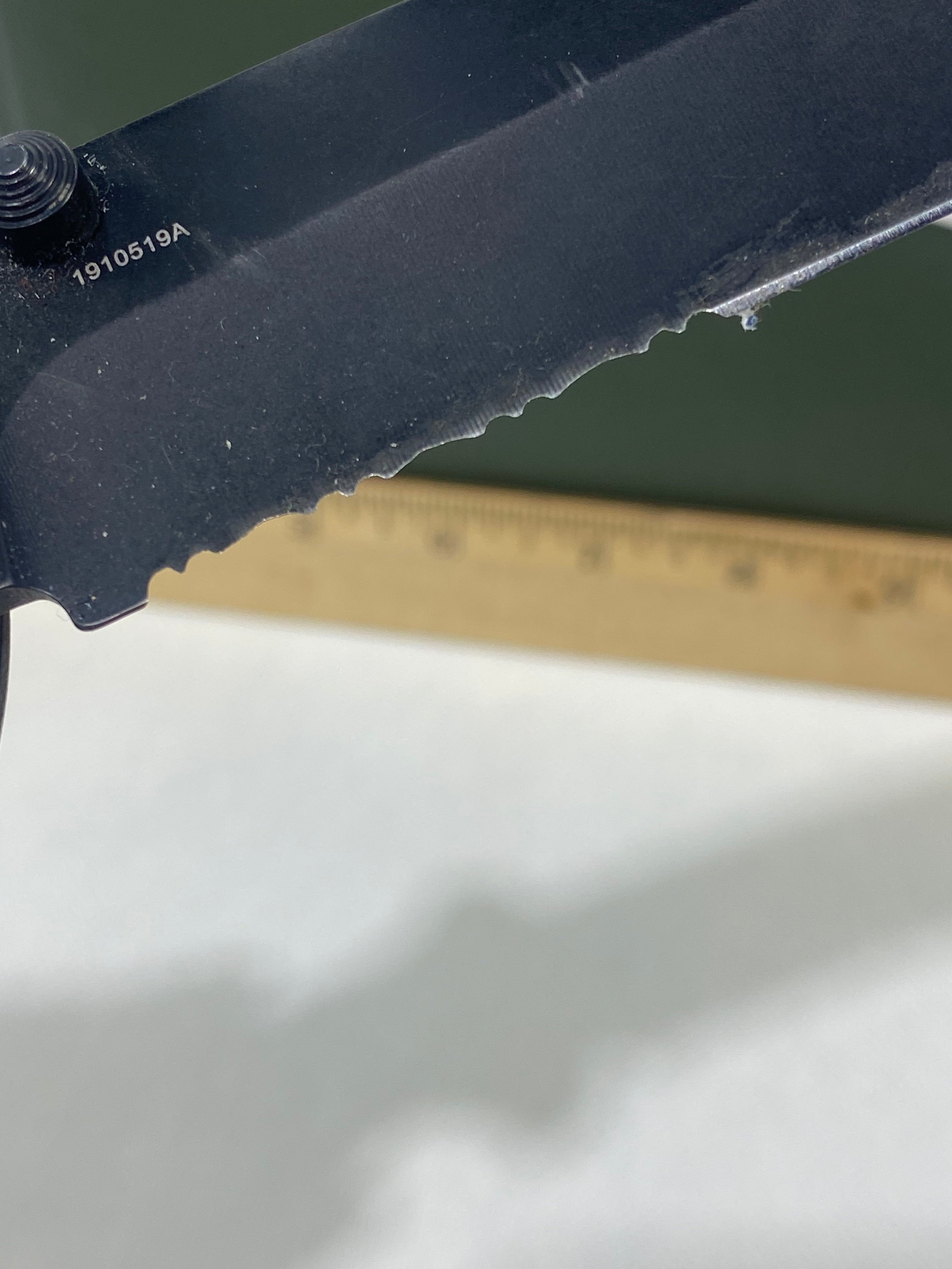 Gerber #-1 06 FAST. Light usage. Blade a little loose.