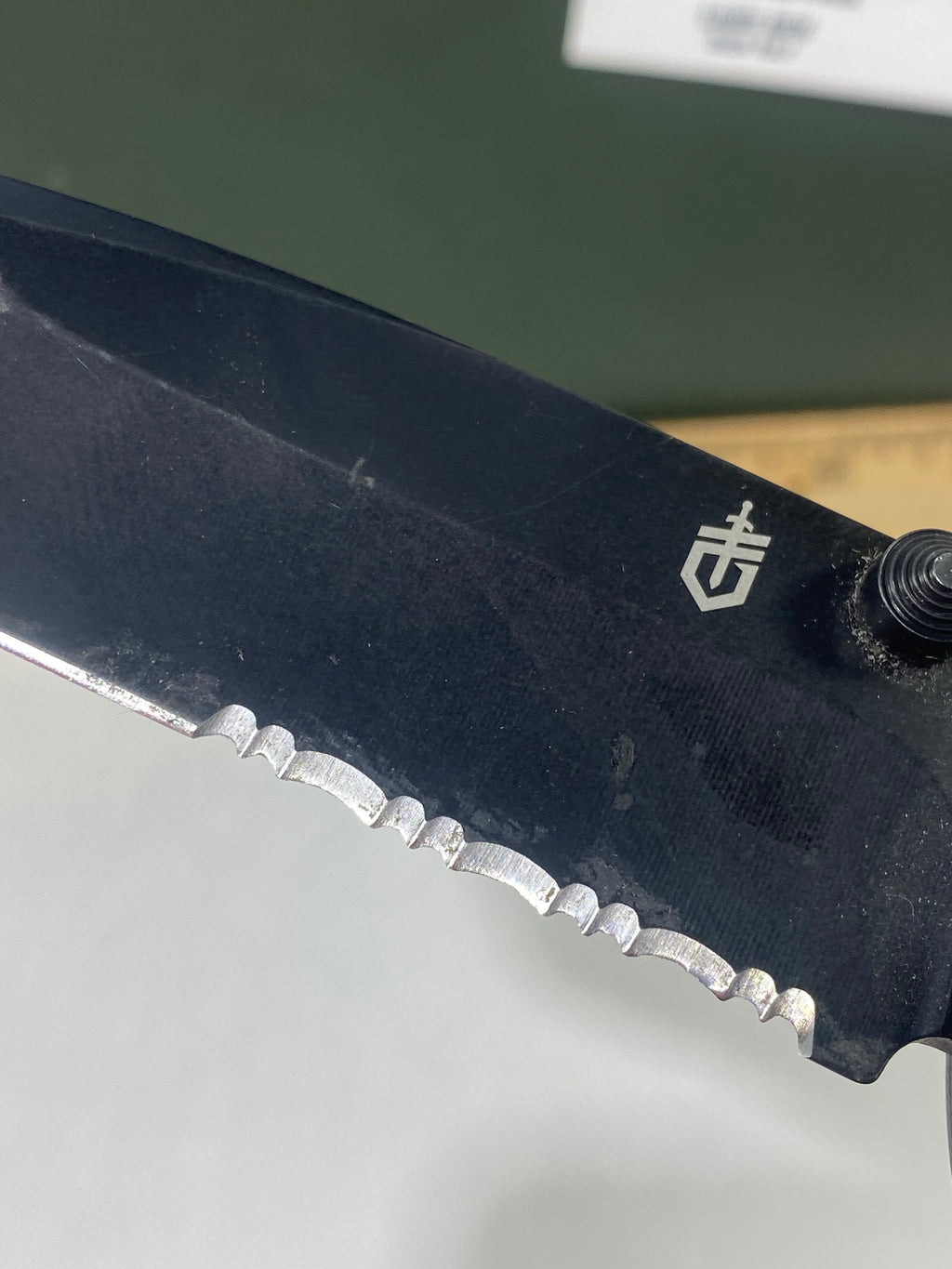 Gerber #-1 06 FAST. Light usage. Blade a little loose.