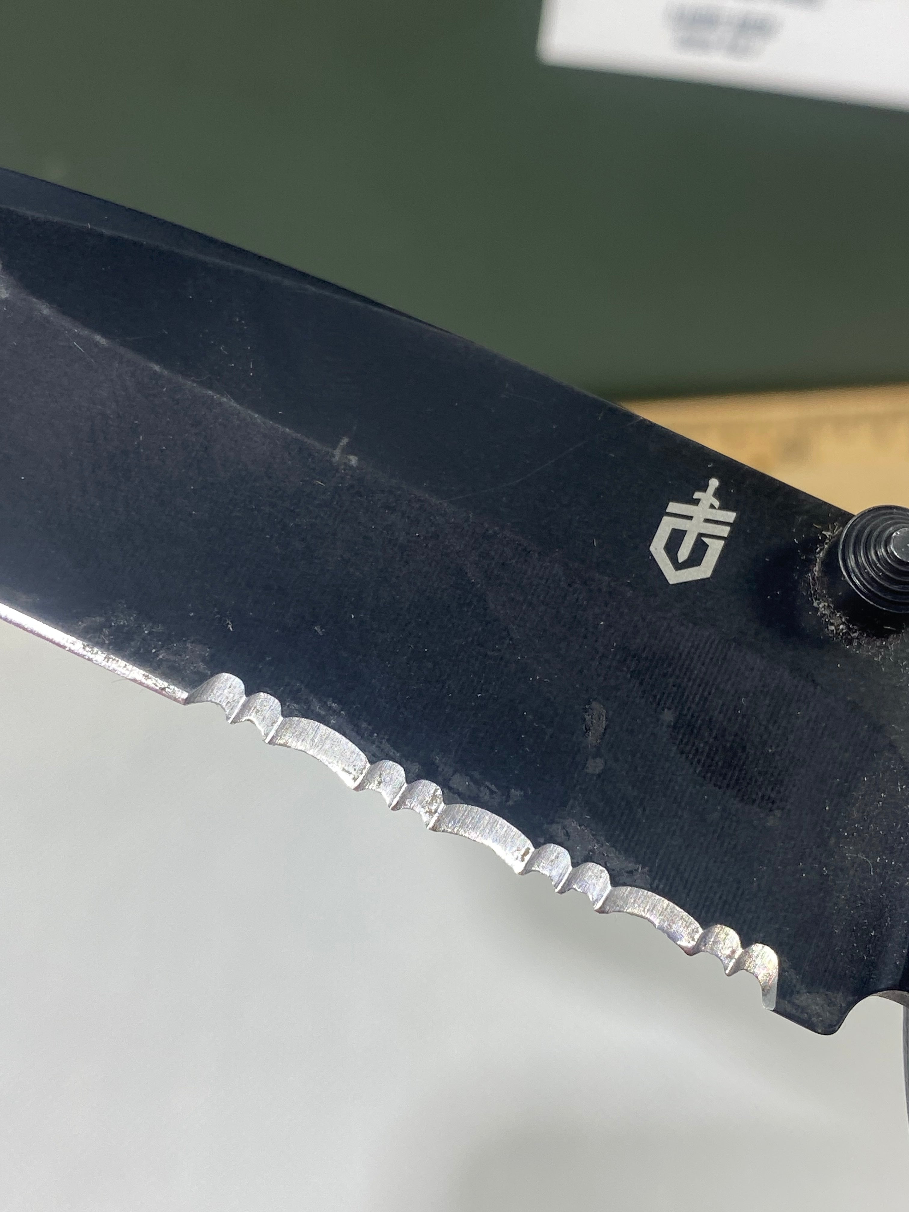 Gerber #-1 06 FAST. Light usage. Blade a little loose.